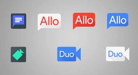 Google Allo y Duo cambian sus iconos preparándose para su lanzamiento