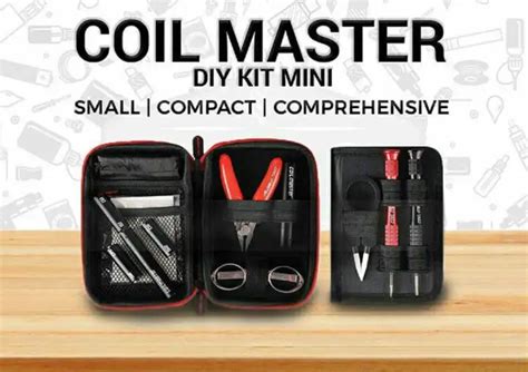 High Quality Compact Coil Master DIY Kit Mini Vape Tool Kit Complete