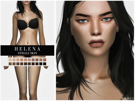 New Realistic And Detalied Skin For Sims4 Found In TSR Category Sims