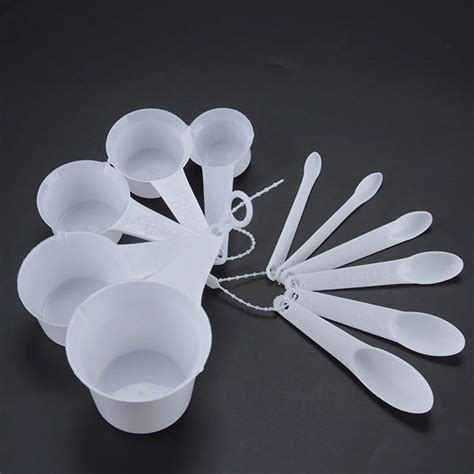 Pcs Set High Quality Plastic Kitchen Tool Measure Spoons Cups