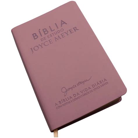 Bíblia De Estudo Joyce Meyer Nvi Capa Luxo Manah Books