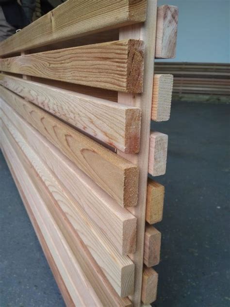 Cedar Hit And Miss Fence Panels Wood Fence Design Fence Design