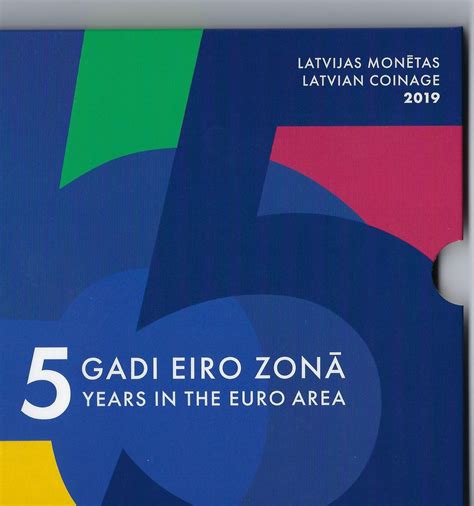 LETTONIE 2019 SERIE 8 MONNAIES B U Gonçalves Lobo Numismatique