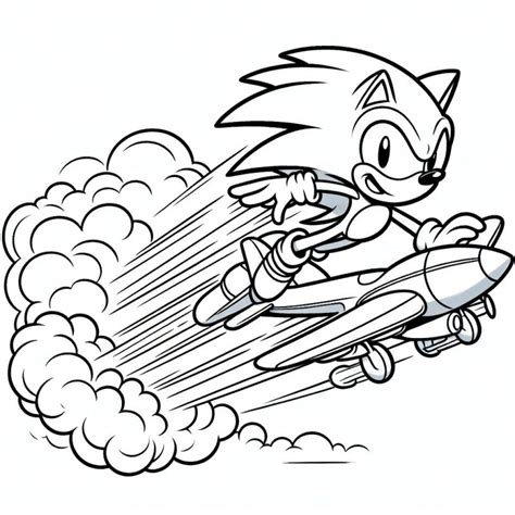 Desenhos Do Sonic Para Imprimir E Colorir