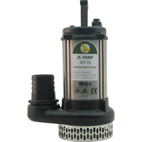 Js Pump Jst Submersible Water Drainage Pump V Lpm Hm