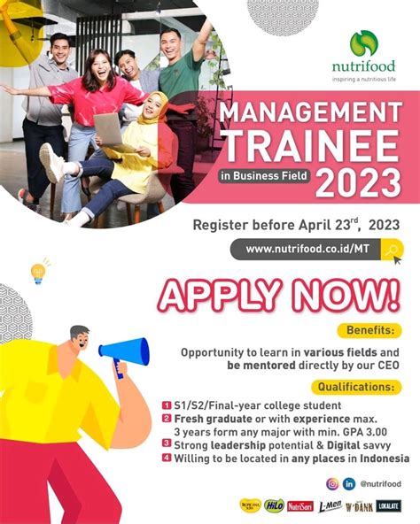 Management Trainee 2023 Nutrifood Fakultas Peternakan Universitas