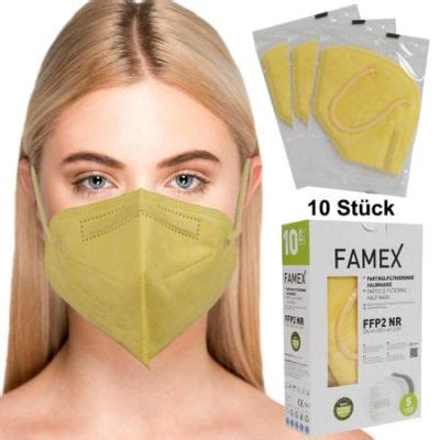 Maske Ffp Famex Viper Ce Er Pack Gelb Sch Ler Asnet Gmbh