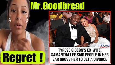 Tyrese Gibson’s Ex Wife Samantha Lee Claims The Opinions Of Others Lead Her To Divorce Youtube