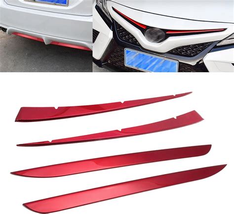 X Xotic Tech Red Front Center Hood Grille Grill Insert