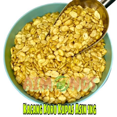 Jual KACANG KORO KUPAS ASIN 1KG Shopee Indonesia