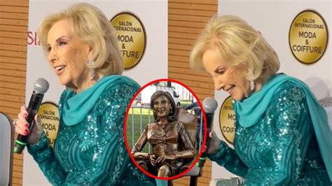 Mirtha Legrand Habl De La Peculiar Estatua En Su Honor El Escultor