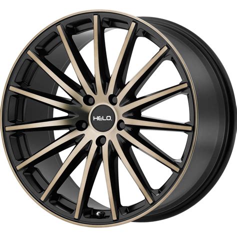 Helo HE894 Satin Black Dark Tint Wheel 17 X 7 5 Ford Mustang 2015 2023