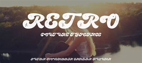 Retro Couture Font Download | Free Font.Download