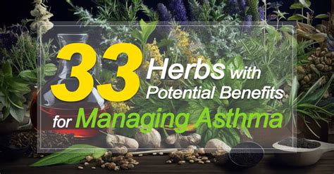 33 Medicinal Herbs for Asthma Backed by Science