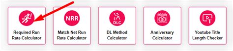 Cricket Required Run Rate Calculator Online Yttags