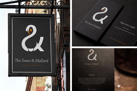 The Swan and Mallard Logo Outstanding positive and... | Type Worship ...