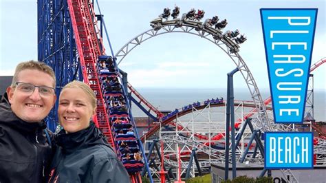 Blackpool Pleasure Beach Vlog July 2023 Late Night Riding Fireworks