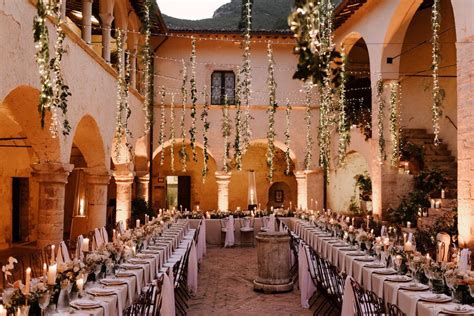 Umbria Puglia Italian Wedding Venues Courtyard Wedding Small