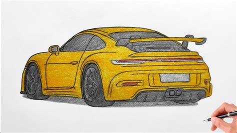 How To Draw Porsche 911 Gt3 Rs