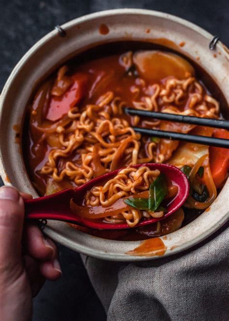 Vegan Ramen Tteokbokki Rabokki Hannah Chia Tteokbokki Food