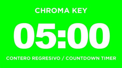 Conteo Regresivo Minutos Countdown Min Chroma Key Countdown