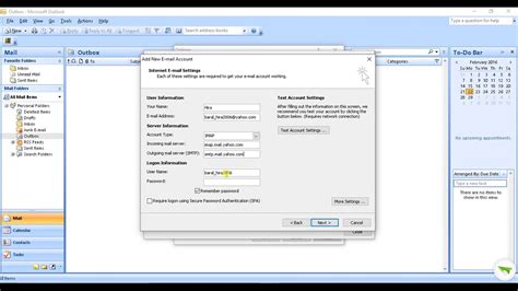 How To Set Up Yahoo Mail In Microsoft Outlook 2007 2010 2013 2016 YouTube