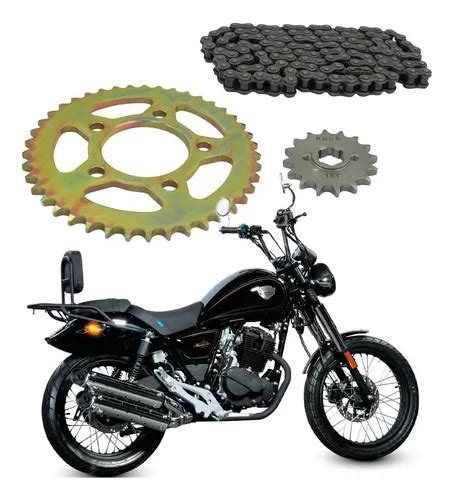 Kit Sprocket Spro Cadena Vento Thunderstar Screamer 250 Cc Envío gratis