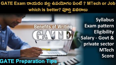 Gate Exam Full Details In Telugu Benefits Of Writing Gate Exam Youtube