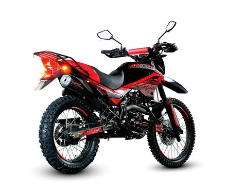 Bicimex Detalles Motocicleta Vento Crossmax 200 Negro Rojo 44 Off