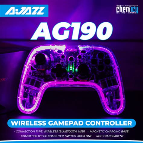 Jual Ajazz Ag Rgb Wireless Gamepad Joystick Stick Jakarta