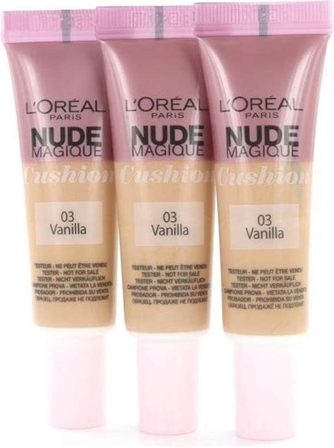 L Oréal Nude Magique Cushion Dewy Glow Foundation 03 Vanilla Testers