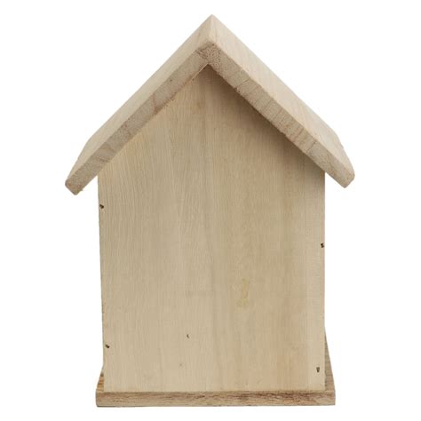 Wood Birds Nest Box Diy Breeding Parrot Cockatiels Roof Wooden Bird