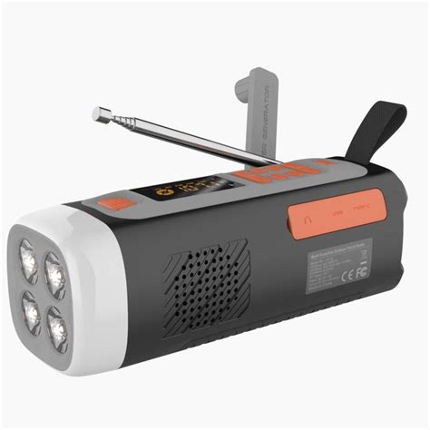 Camping Radio Solaire Manivelle Haut Parleur Bluetooth Lr A