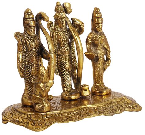 Buy Lord Ram Darbar Idol Metal Showpiece Hindu Religious Idols Ram Sita