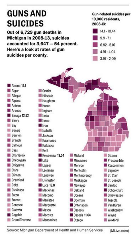 Michigan gun deaths exceed traffic fatalities and 9 more facts on gun