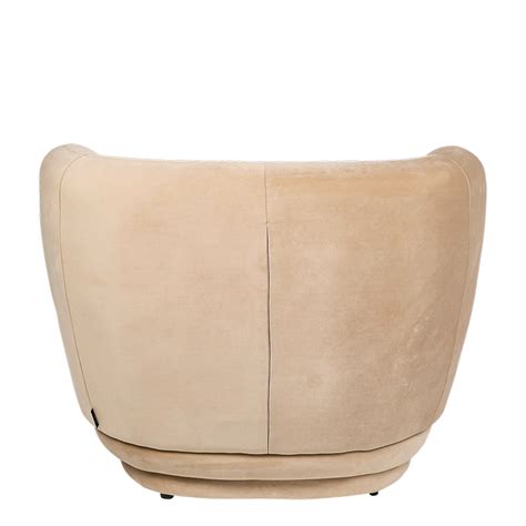 Location Fauteuil Velours Elton Taupe Options