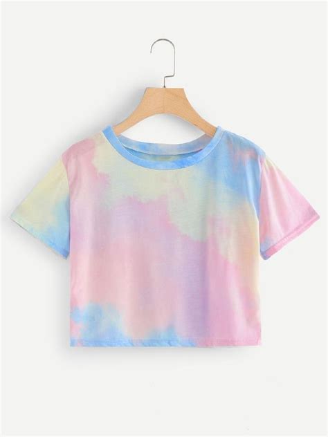 Tie Dye Crop Tee Tie Dye Outfits Crop Top Outfits Crop Tops For Kids