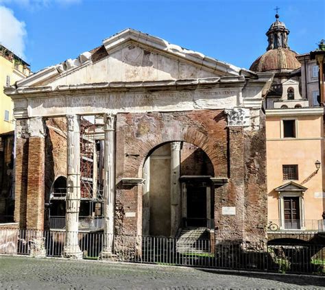 The Portico Of Octavia In Rome Walks In Rome Est 2001