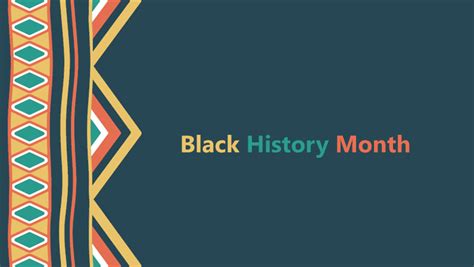 Powerpoint Presentation Black History Month Powerpoint Background