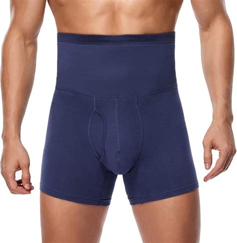 Joweechy Boxer Uomo Cotone Dimagranti Mutande Shapewear Vita Alta