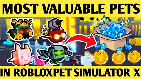 All Most Valuable Pets In Pets Simulator X Desmber Top Most