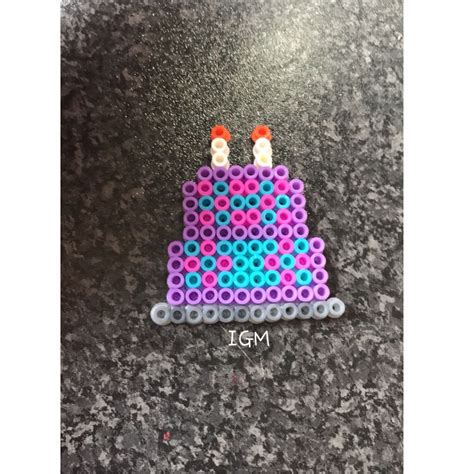 Happy Birthday Hama Beads Perler Beads Designs Perler Beads Hama