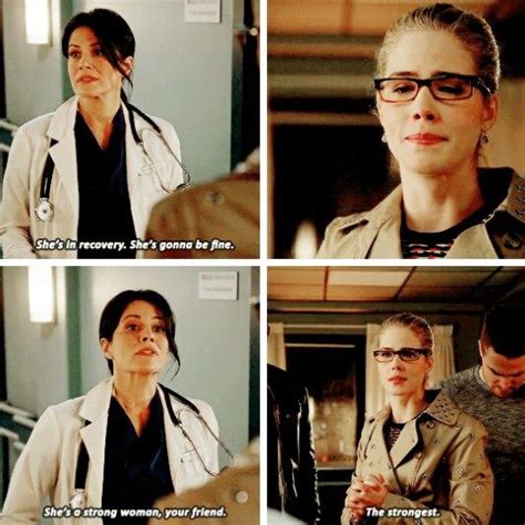 Arrow Season4 4x18 Laurel Said The Same Thing About Felicity When She Was In The Hospital