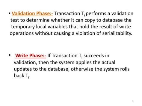 Validation Based Protocol Ppt