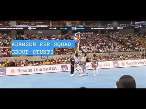 Adamson Pep Squad Uaap Cheerdance Group Stunts Youtube