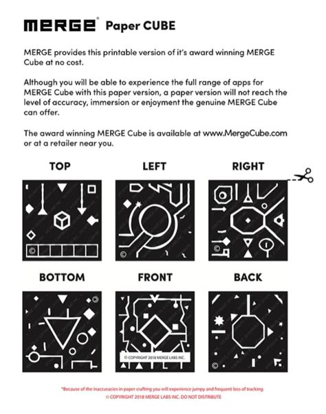 Free Merge Cube Printable Free Printable Templates