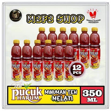 Jual Teh Pucuk Harum Original Botol Plastik Pet 350 Ml Kemasan 12