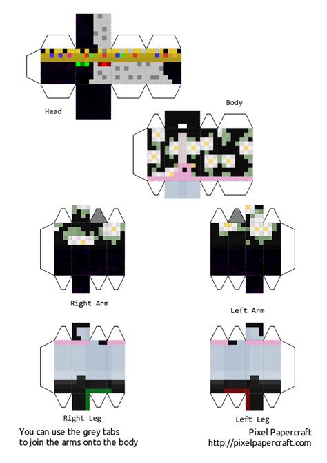 Ranboo Minecraft Skin Papercraft