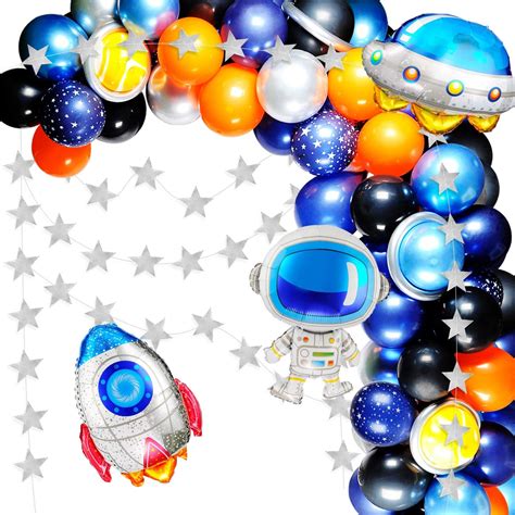 Joyypop Kit De Guirnalda De Globos Del Espacio Exterior Unidades