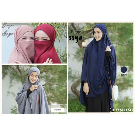 Jual Kerudung Segi Empat Jumbo Hijab Instan Assya Hijab Bella Square